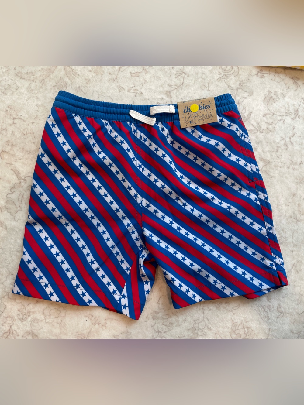Chubbies Stateside Swim Trunks - Red, Blue, White - NWT!